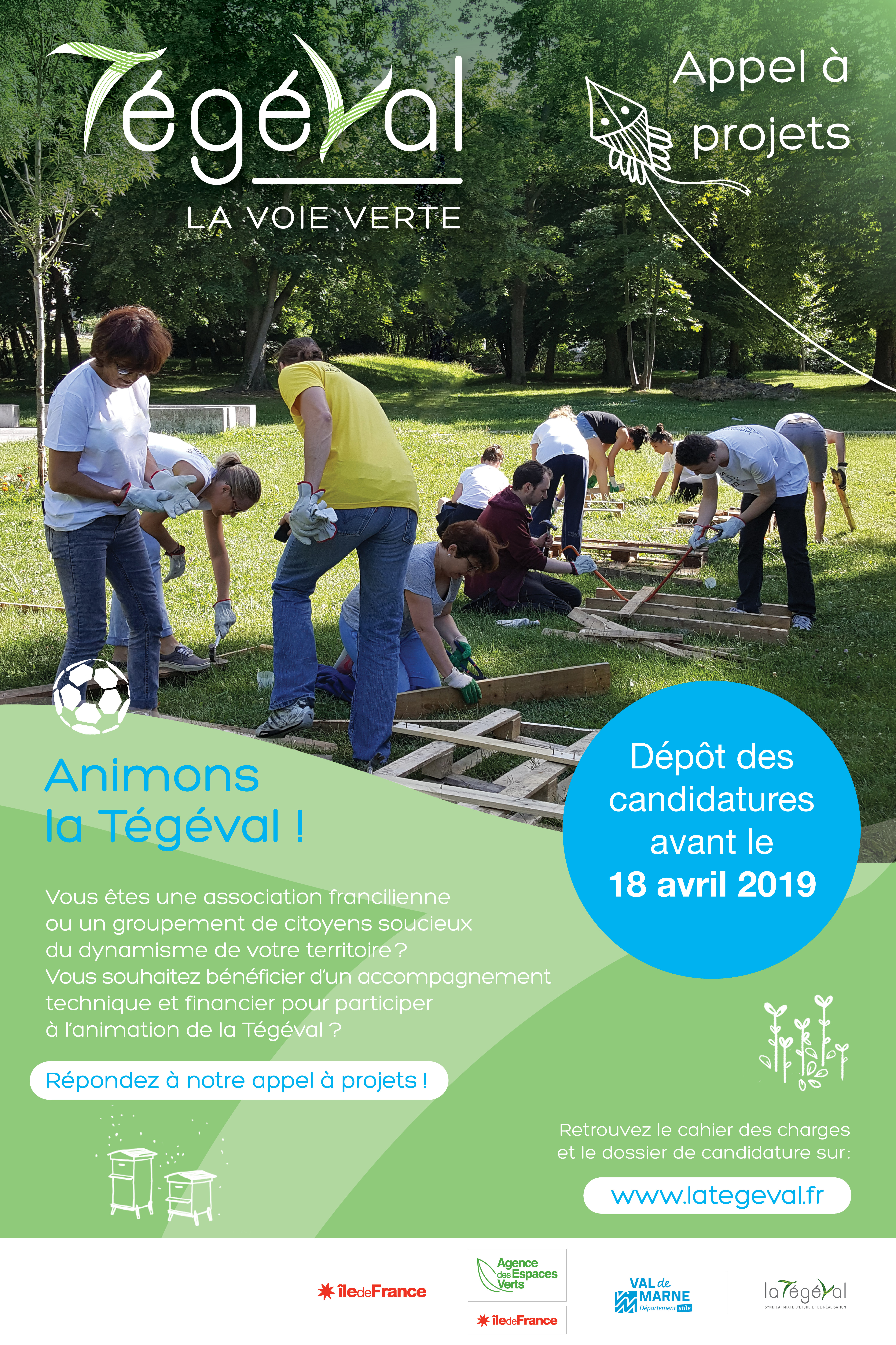 Appel à projets 2019 « Animons la Tégéval ! »