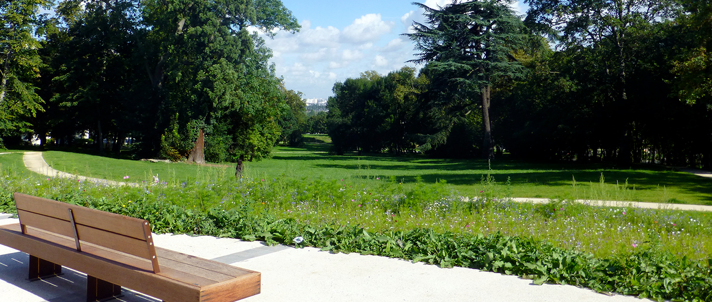 4,5 km sont déjà aménagés (ici le Parc St-Martin à Limeil-Brévannes)
