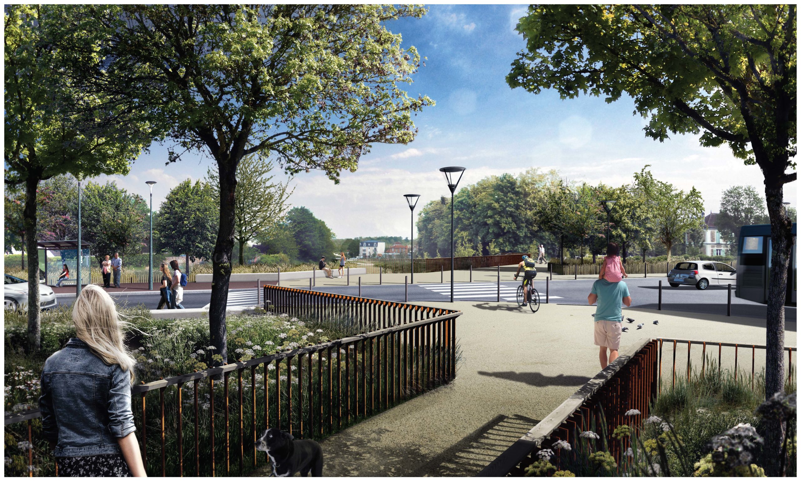 Tranchée couverte – Traversée de la rue Dagorno