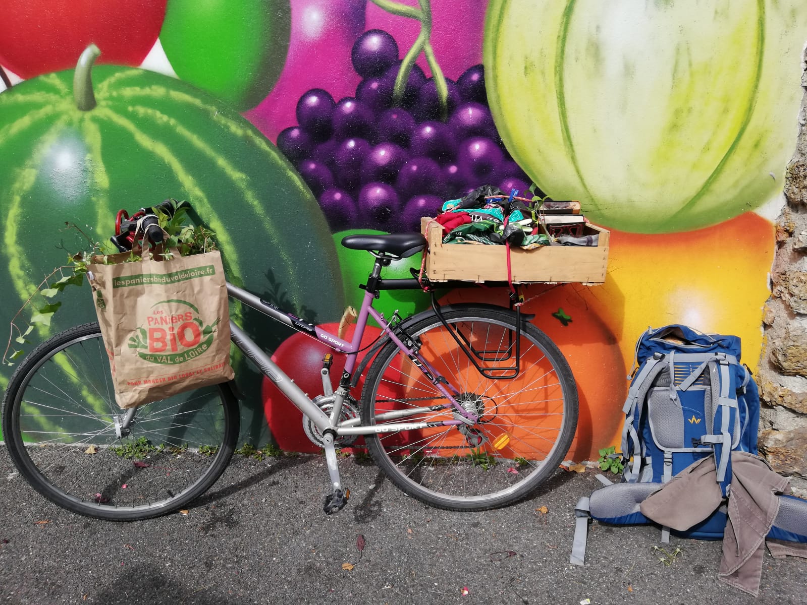 Pique-nique à 2 roues