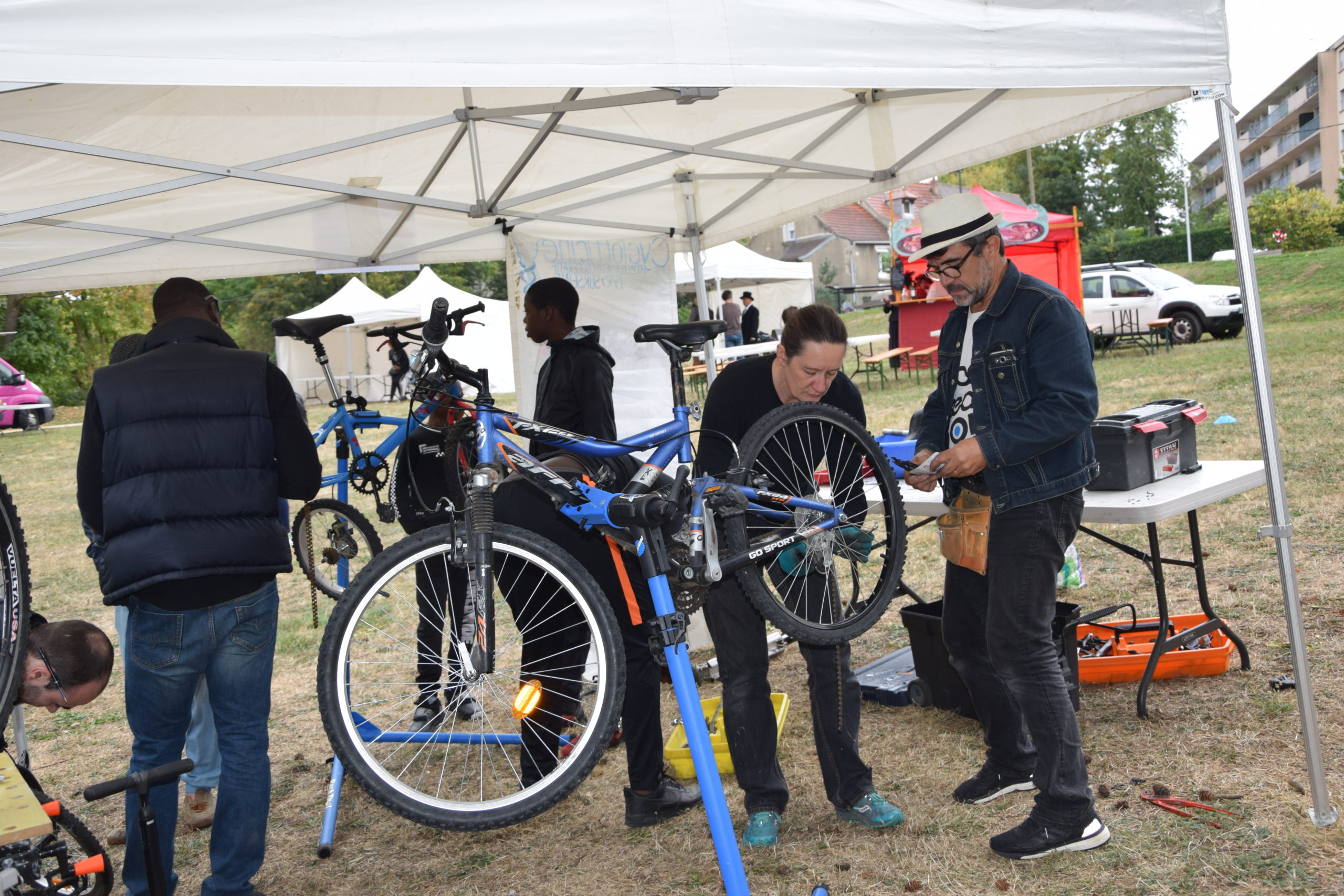 Atelier d’auto-réparation de vélos
