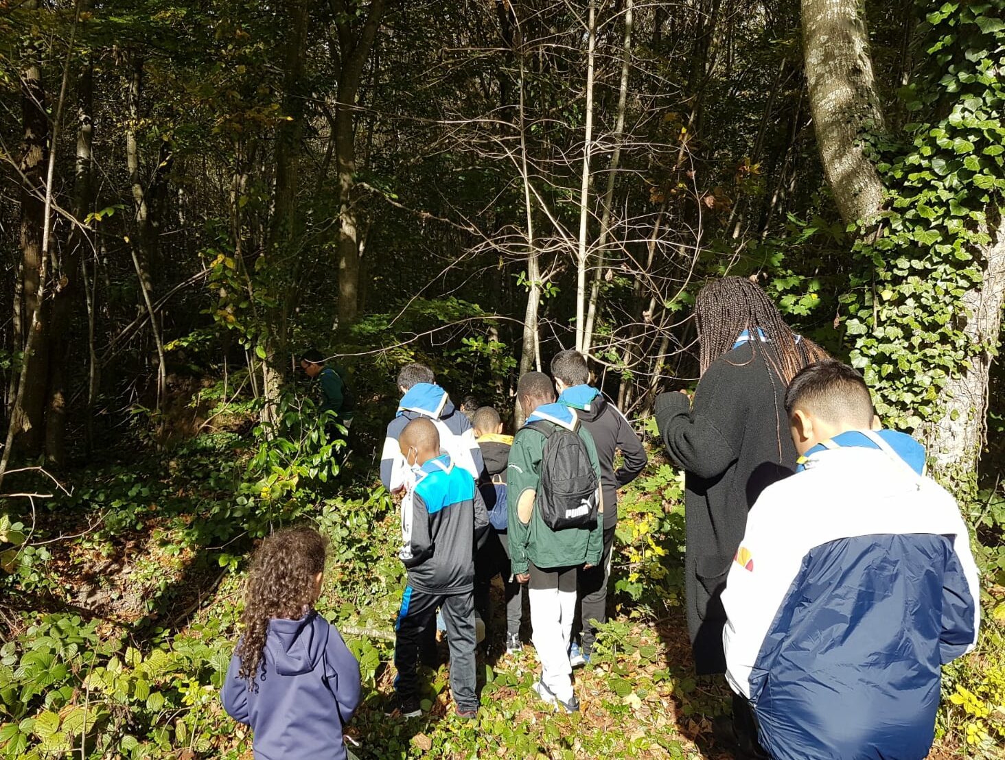 Jeu de piste en forêt