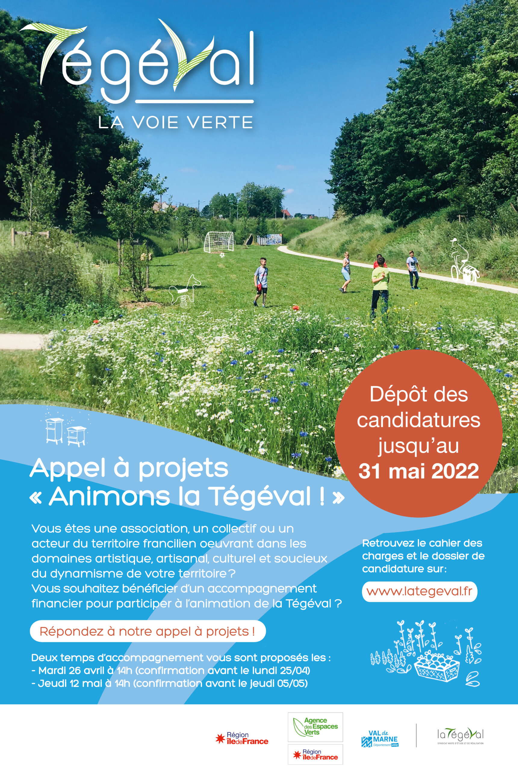 3ème Édition de l’appel à projets « Animons la Tégéval ! » 2022